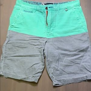 Modern Amusement Dual-Colored Shorts